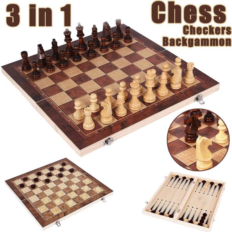 Board Game Quacks - Шахматная доска 3 в 1, складная