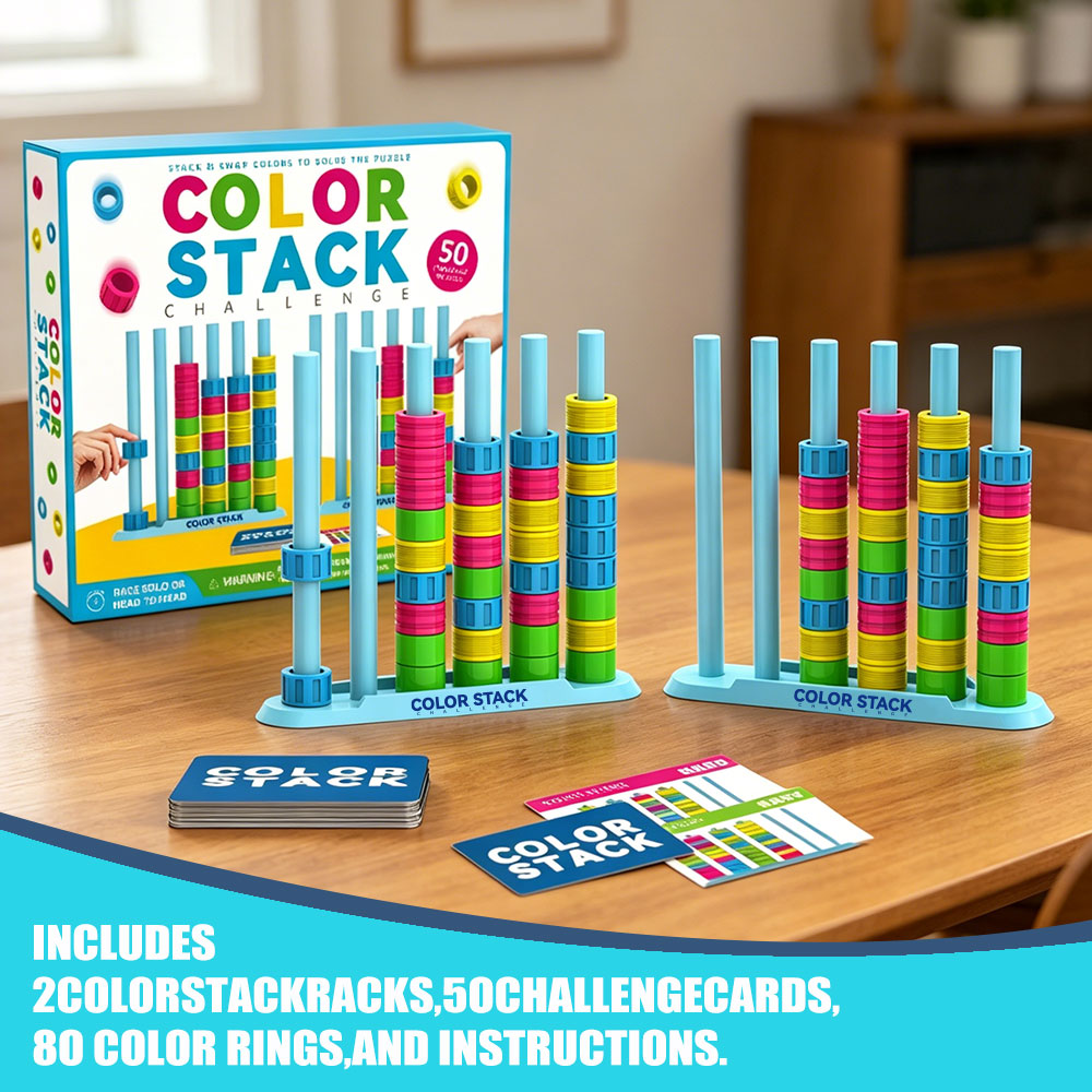 Board Game Quick - Color Stack Challenge — быстропроходящая игра-головоломка