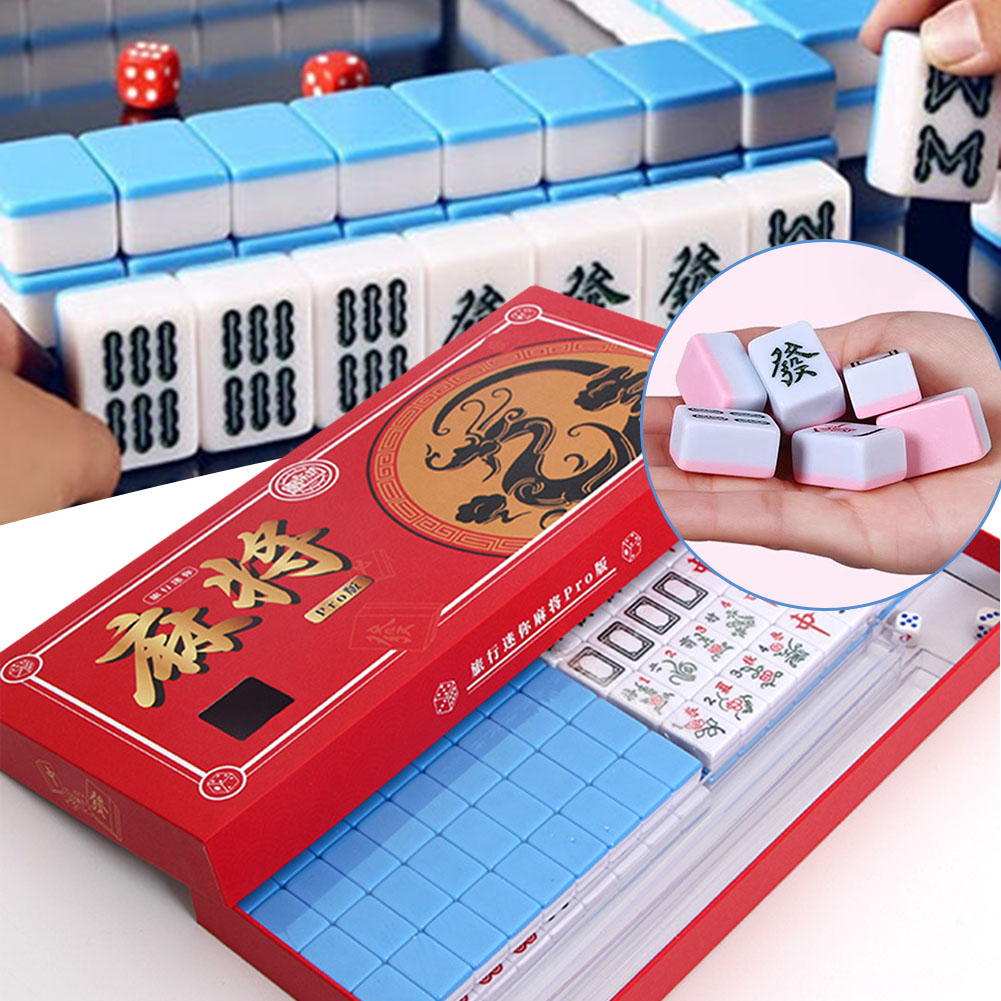Board Game Review - Портативный дорожный мини-набор маджонга, дорожный набор