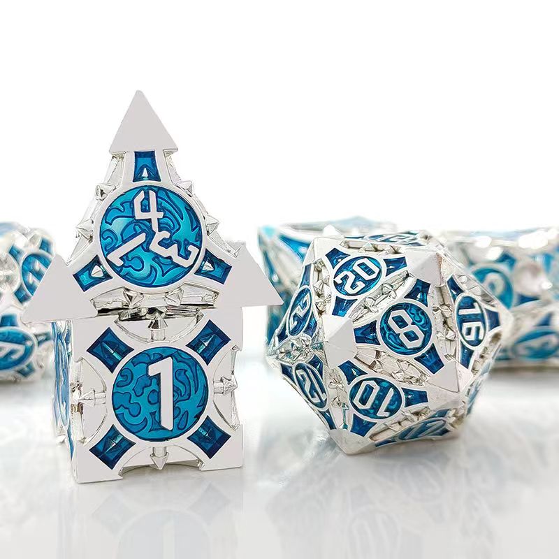 7 шт., металлические игральные – обзор и цена Board Game Rpg