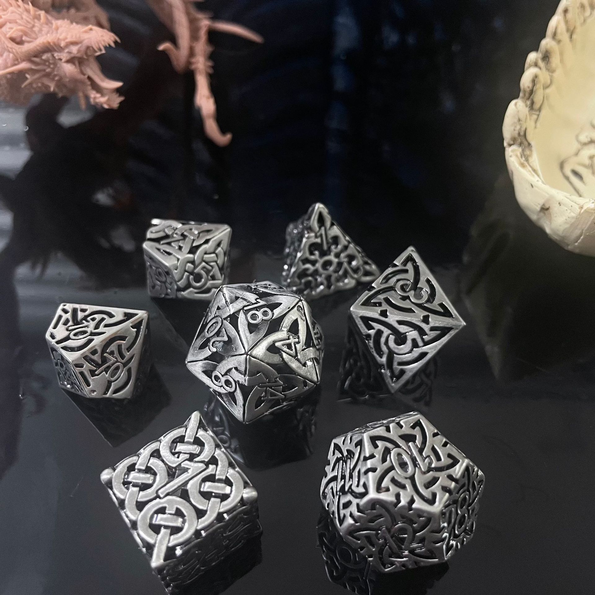 7 шт., металлические игральные – обзор и цена Board Game Rpg