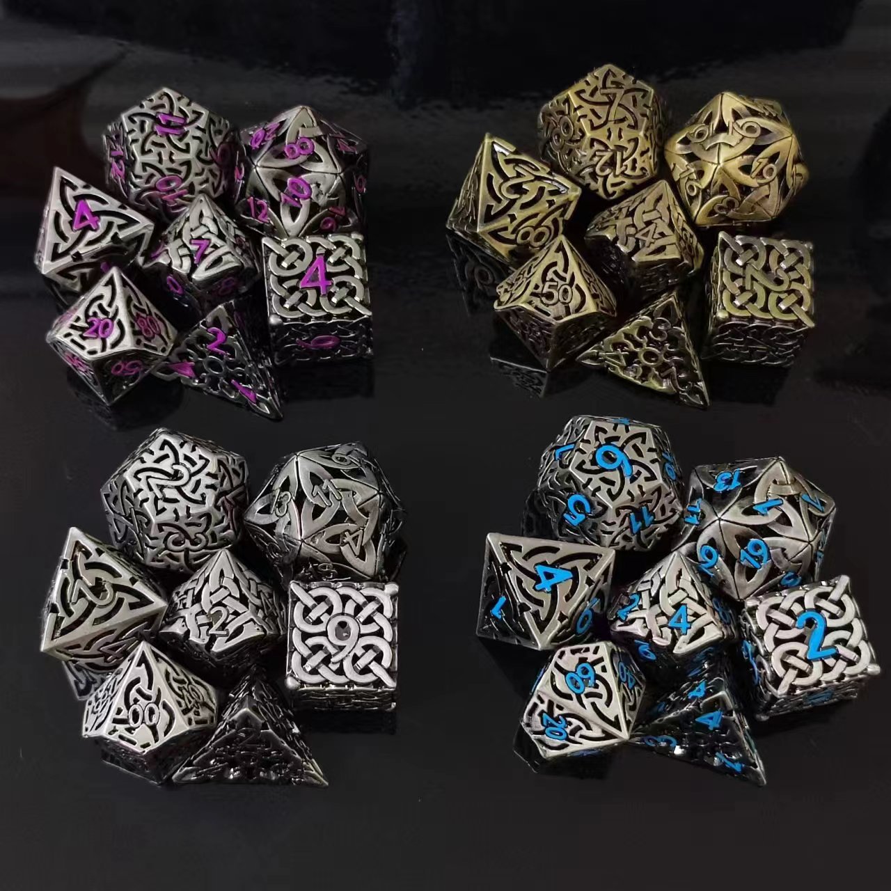 7 шт., металлические игральные – обзор и цена Board Game Rpg