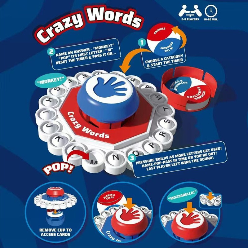 Настольная игра Crazy Words: Б – обзор и цена Board Game Quick