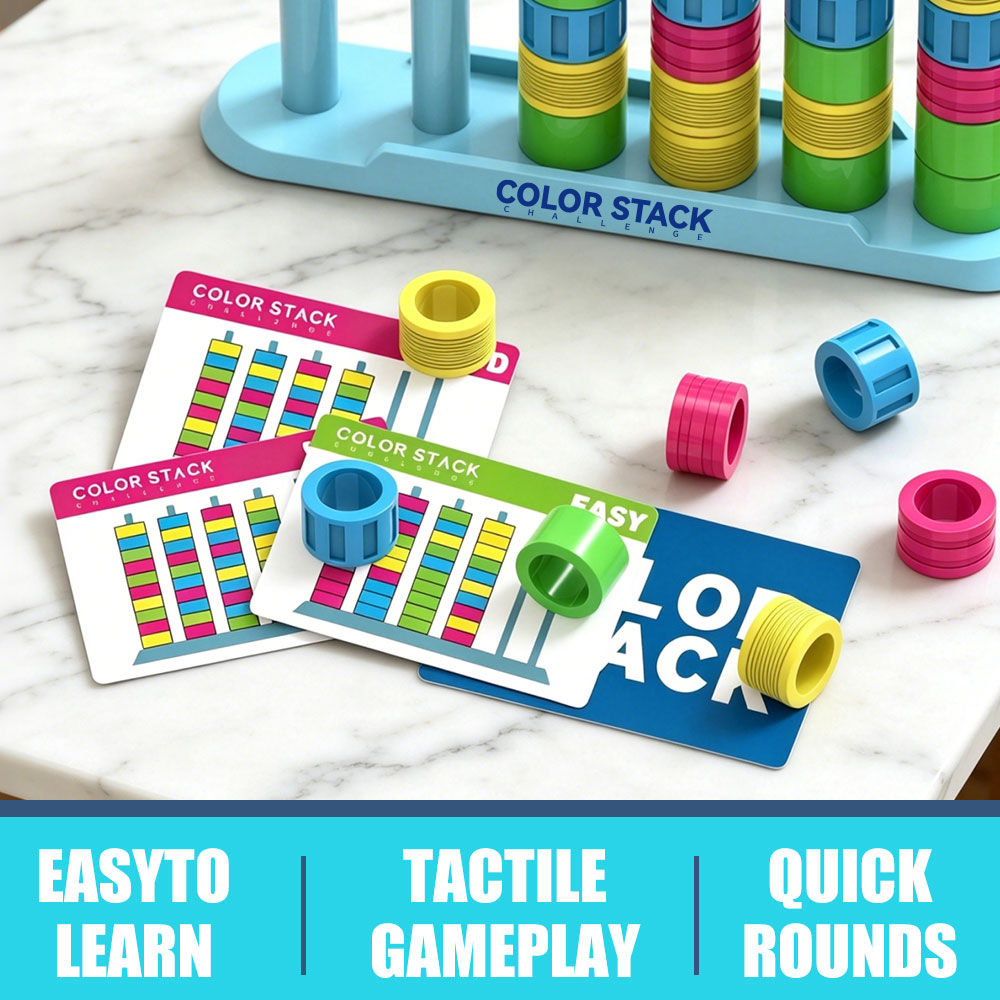 Color Stack Challenge — быстро – обзор и цена Board Game Quick