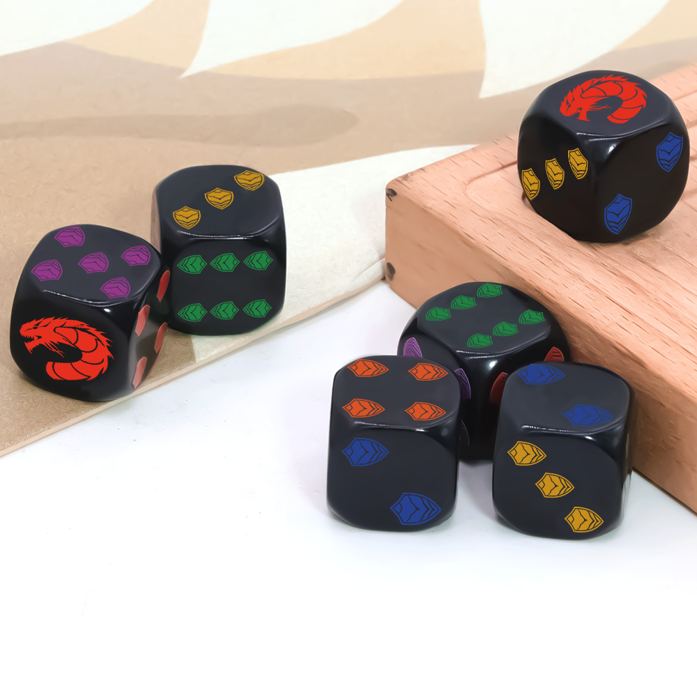 Набор из 6 многогранных кубико – обзор и цена Board Game Rpg