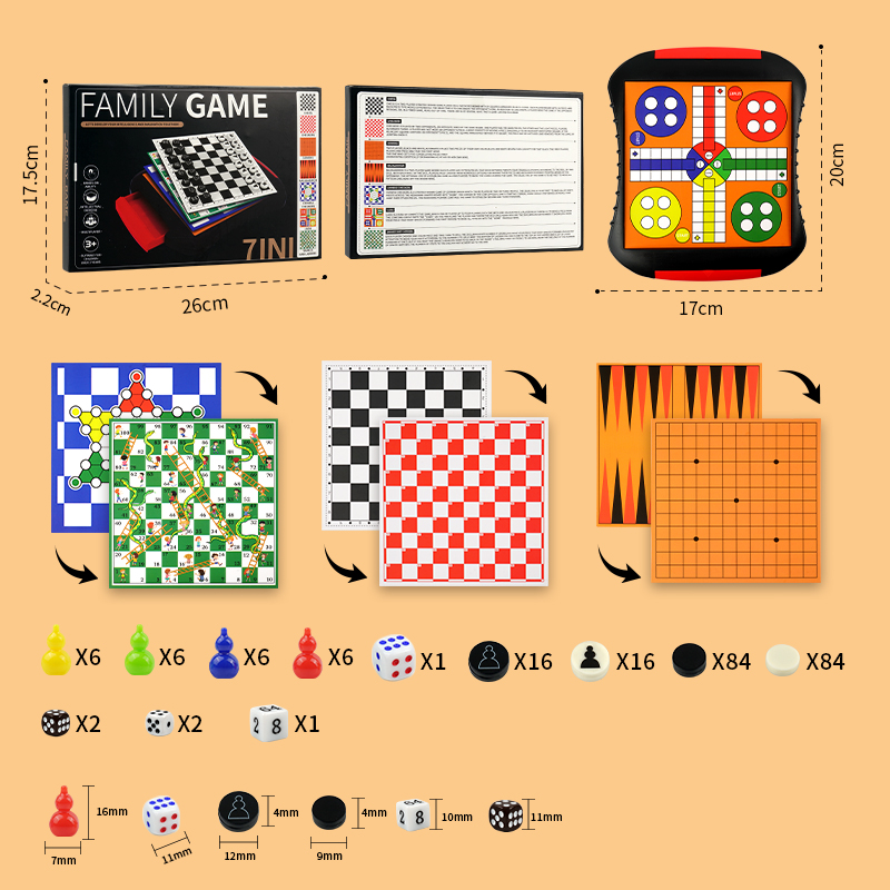 Наборы настольных игр 3-в-1/5- – обзор и цена Board Game Quacks